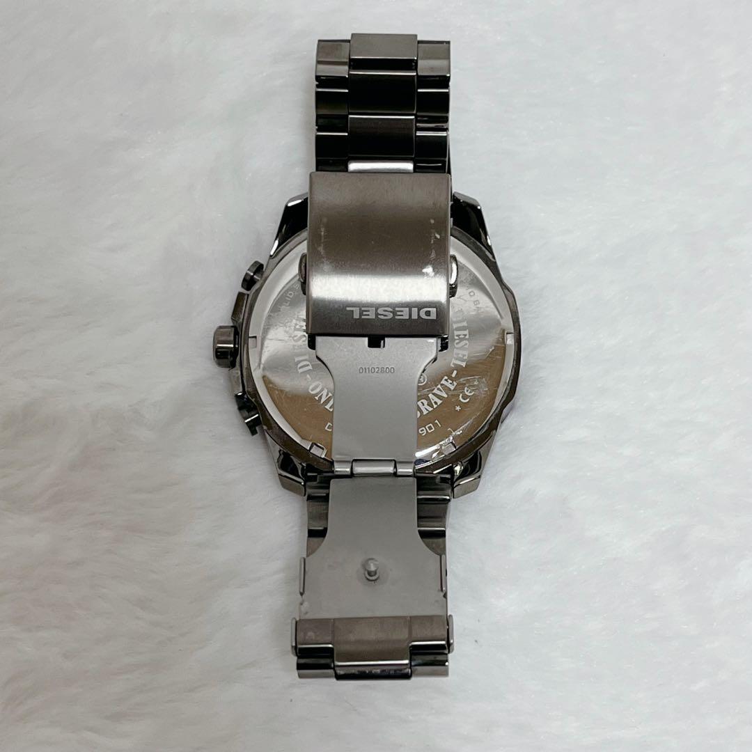 DIESEL ディーゼル メンズ腕時計 メガチーフ クロノグラフ ガンメタ