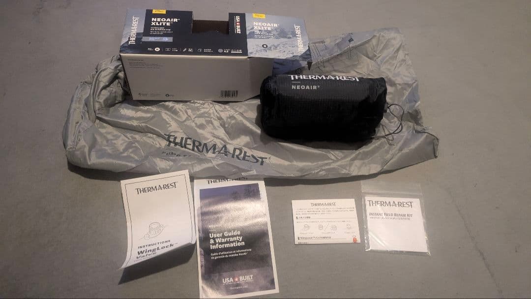 サーマレスト　ネオエアーＸライト　充電式エアポンプとセット