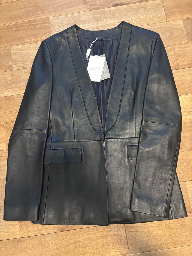ANAYI ラムレザージャケット 38