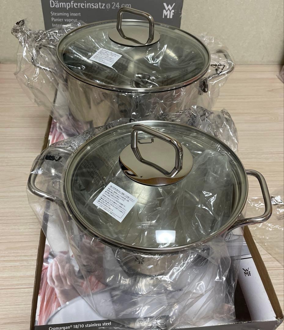 新品未使用WMF ProfiSelect両手鍋 24cm 20cm 2個セット