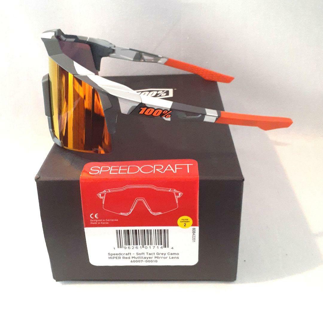 100% SPEEDCRAFT Grey Camo ワンハンドレッド サングラス
