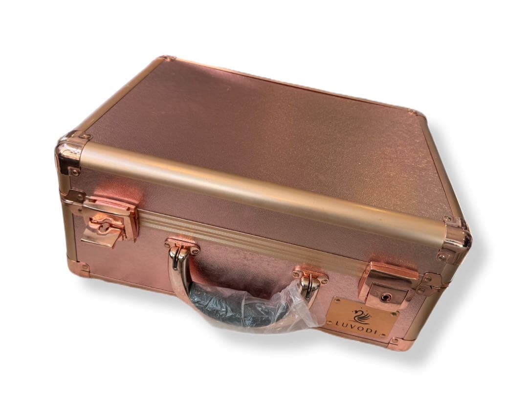 Susire メイクボックス コスメボックス 鏡付き ライト ミニドレッサー 収