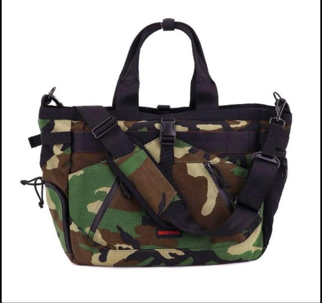 【希少品】ブリーフィング トランジショントートバッグ ウッドランドカモ
