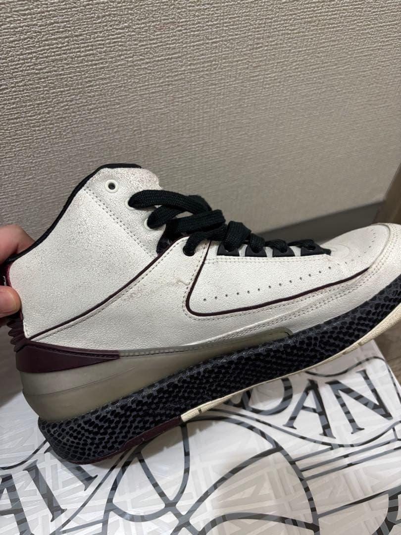 A Ma Maniére Air Jordan 2 ホワイト/バーガンディ