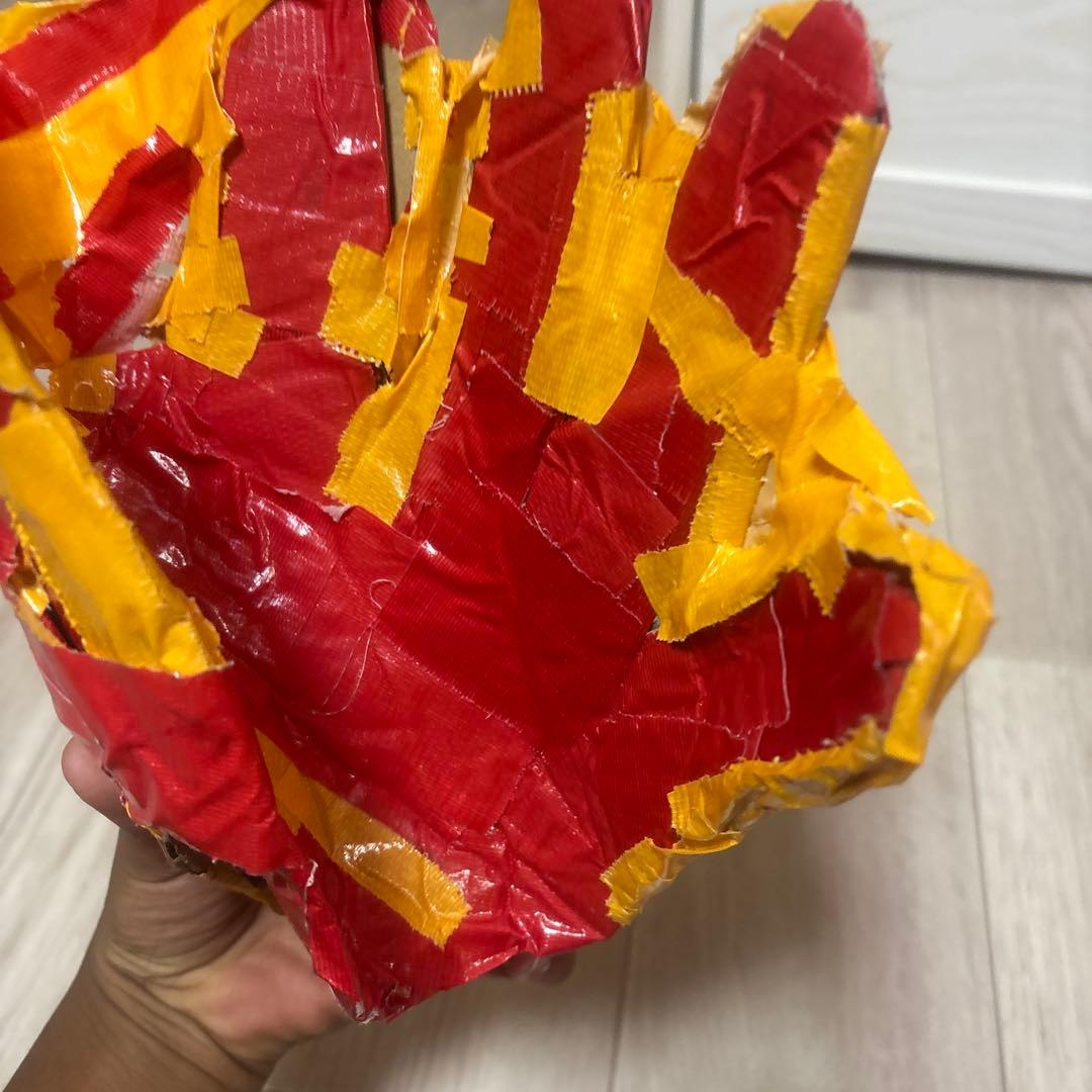 赤い野球グローブ　オールラウンド用 軟式不可ONA son