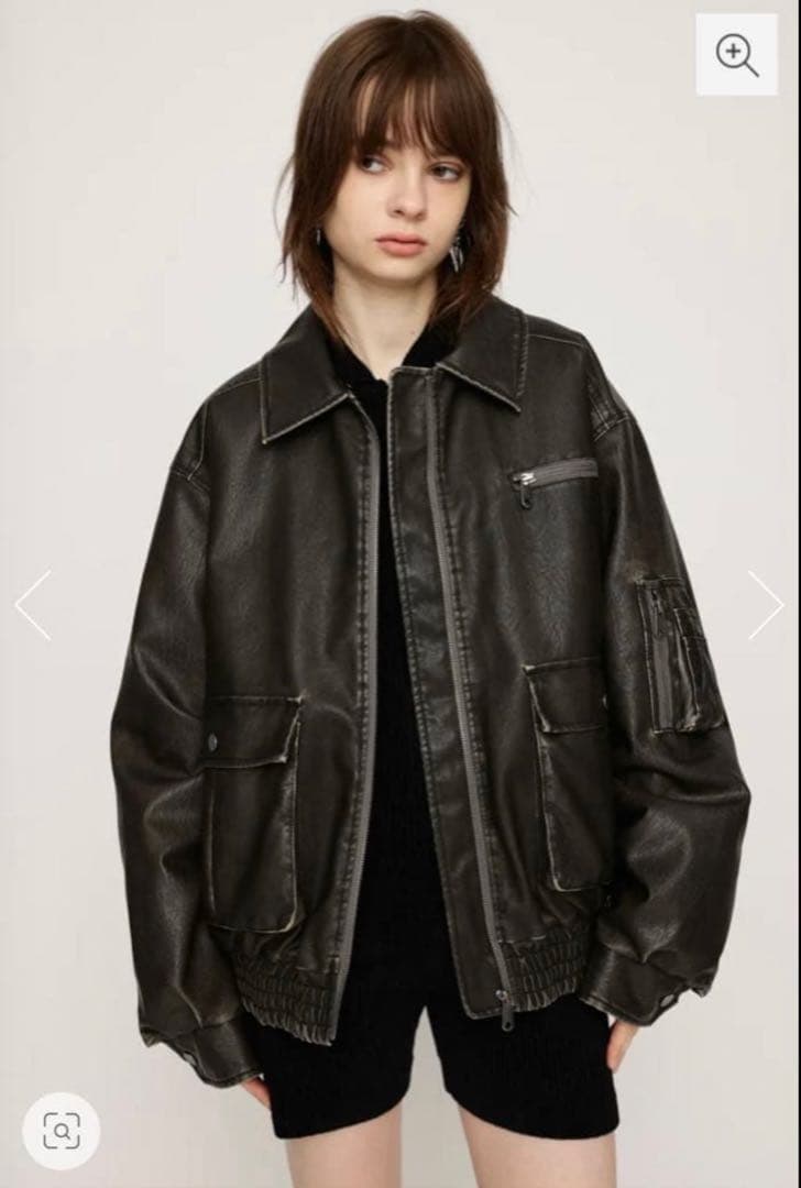 新品未使用　SLY ヴィンテージフェイクレザージャケット