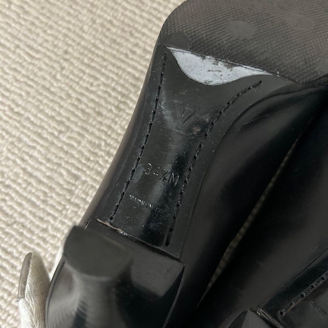 LOUIS VUITTON ルイヴィトン パンプス 黒 21.5cm