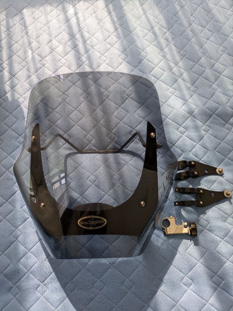 シックデザイン製スモークガイラシールド 汎用 GB350 GB350S