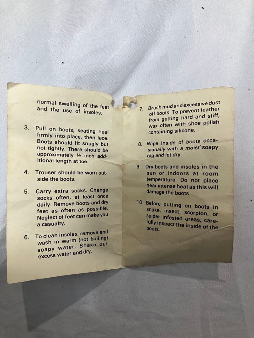 米軍　実物　dead stock スピードレースコンバットブーツ　80's ①