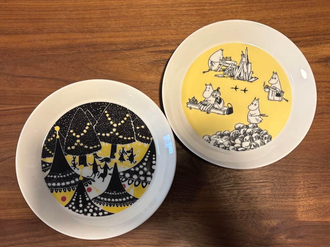 ムーミン コレクターズ プレートセット イエロー&フレー