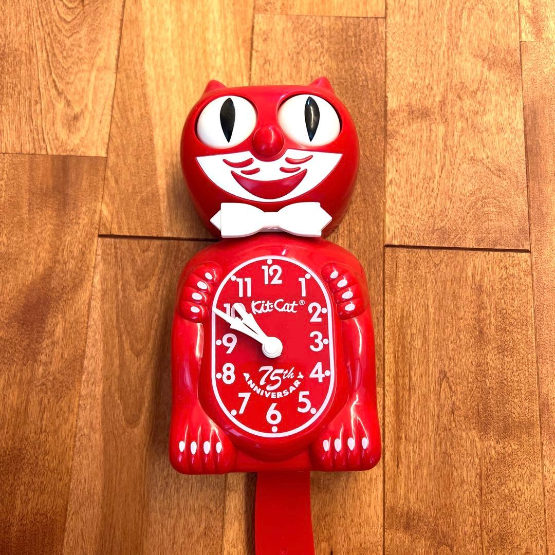 キットキャットクロック KIT CAT KLOCK （掛け時計）箱付き 説明書付