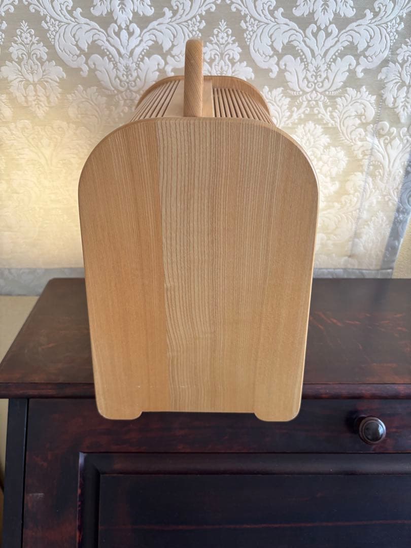 木製蛇腹コスメボックス ミラー 引き出し収納付き 美品