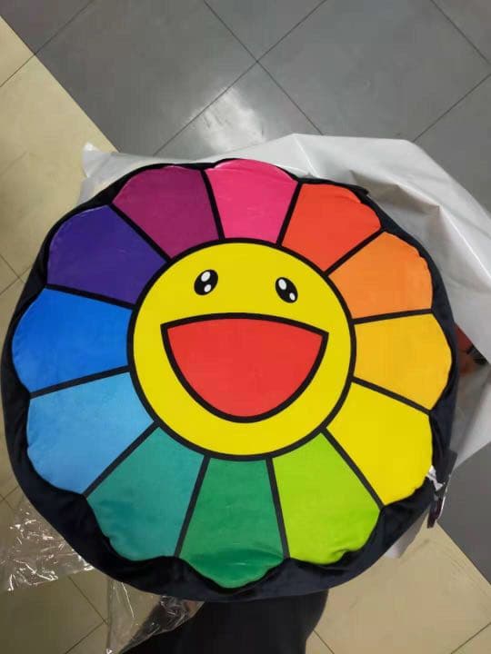 村上隆 お花クッション 金たろアメ　最新　60cm