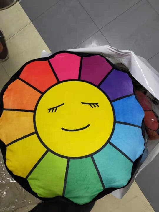 村上隆 お花クッション 金たろアメ　最新　60cm