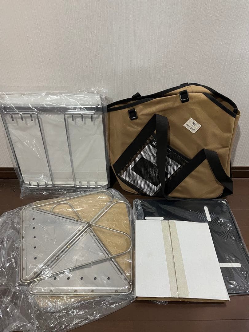 peak スノーピーク 焚き火台Mスターターセット　グリルブリッジ付き