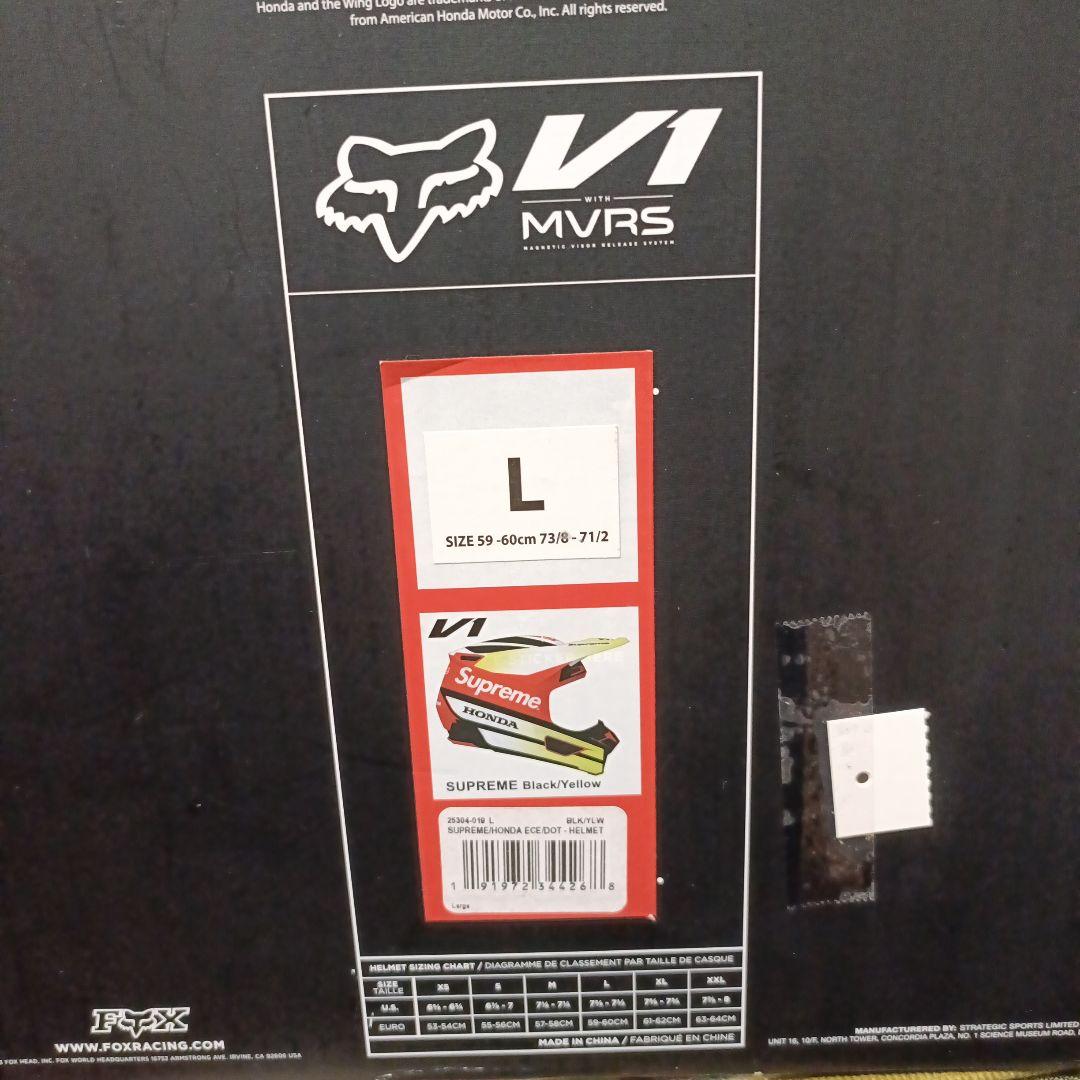 新品　Supreme HONDA　ヘルメットＬ Fox Racing