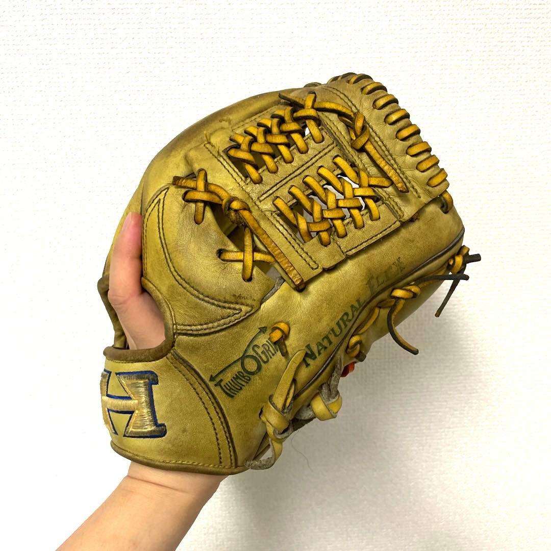 298 ハイゴールド 型良 即戦力 硬式 内野手用グローブ