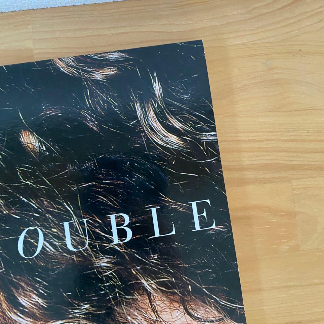【タ】DOUBLE『VISION』2枚組LPレコード 美品