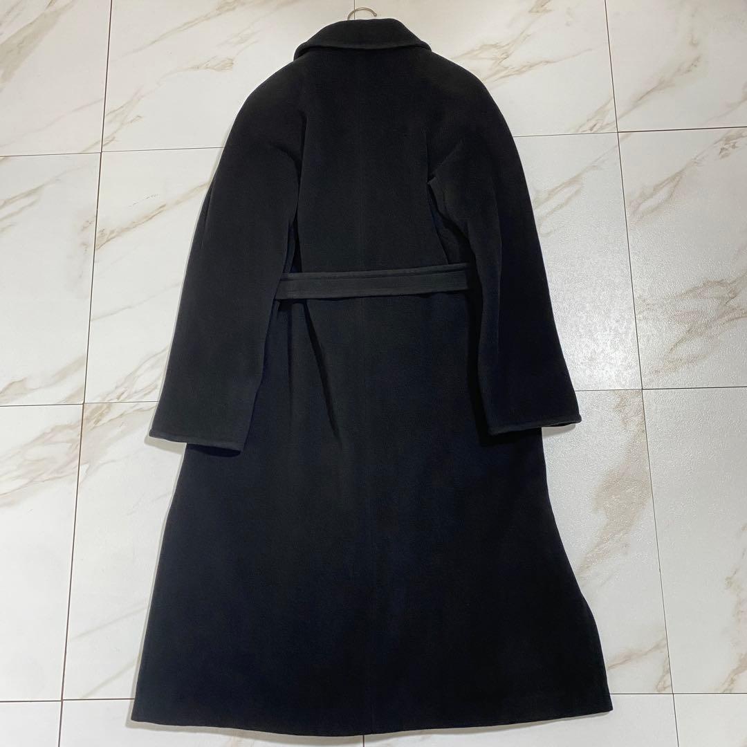 希少♡マックスマーラマレーラ アンゴラ マニュエラ ベルデッドダブルロングコート