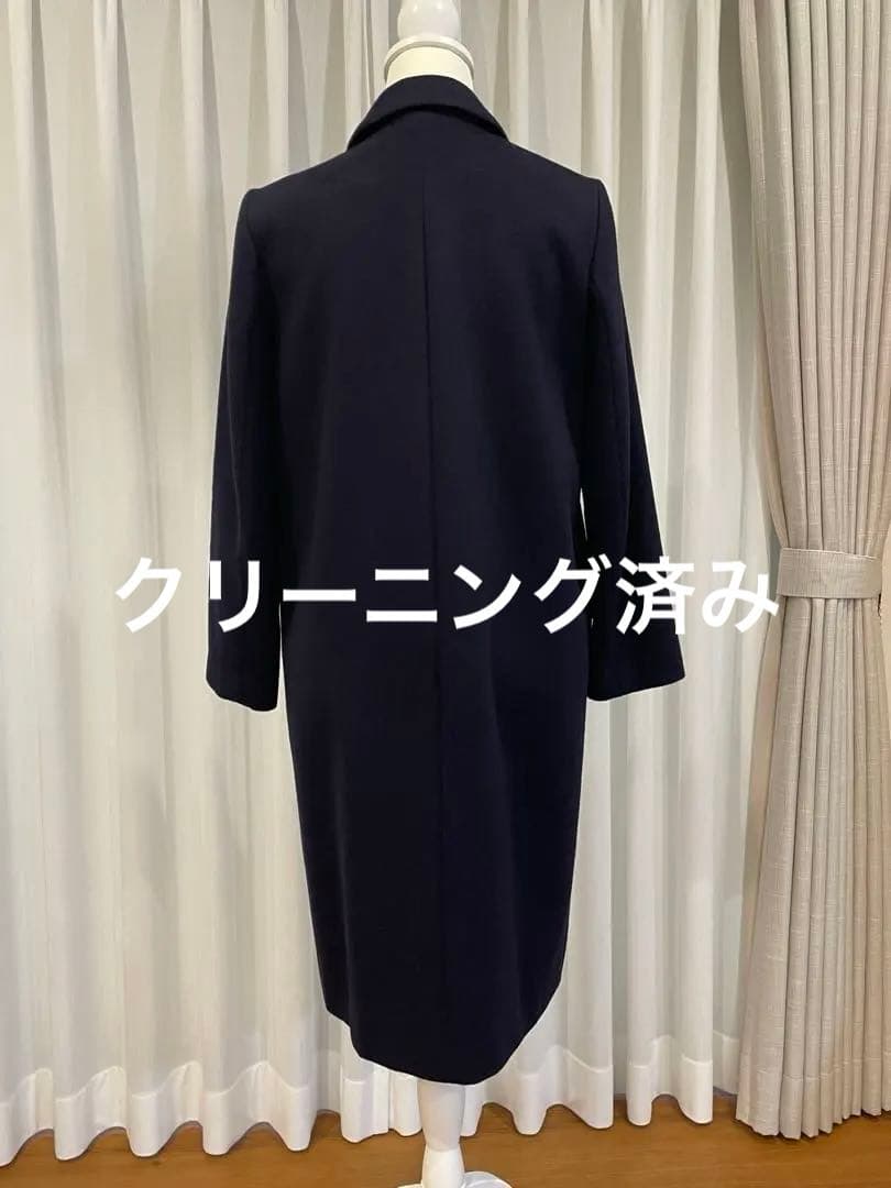 theory luxe チェスターコート ネイビー　038