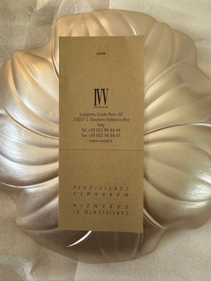 ルノーブル　イタリア　皿　マグノリア　ゴールド　フラワー