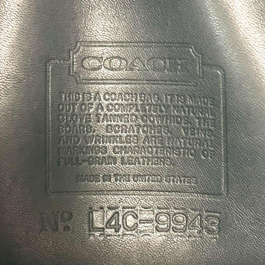オールドコーチ USA製 リュック ターンロック レザー vintage 黒