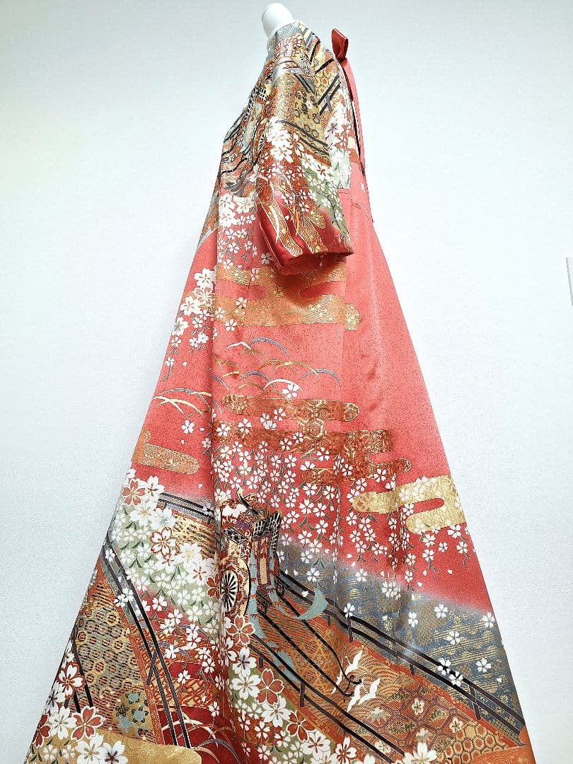 着物リメイクワンピース3669