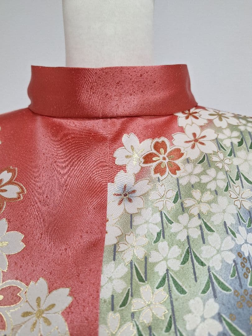 着物リメイクワンピース3669