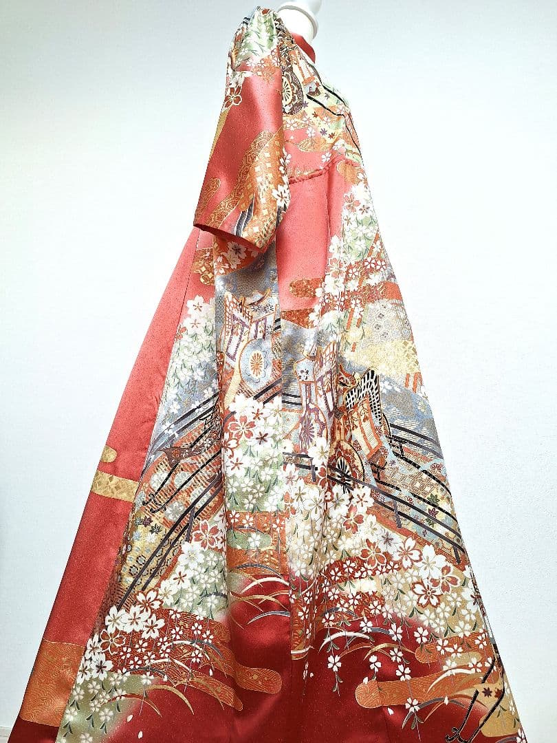 着物リメイクワンピース3669