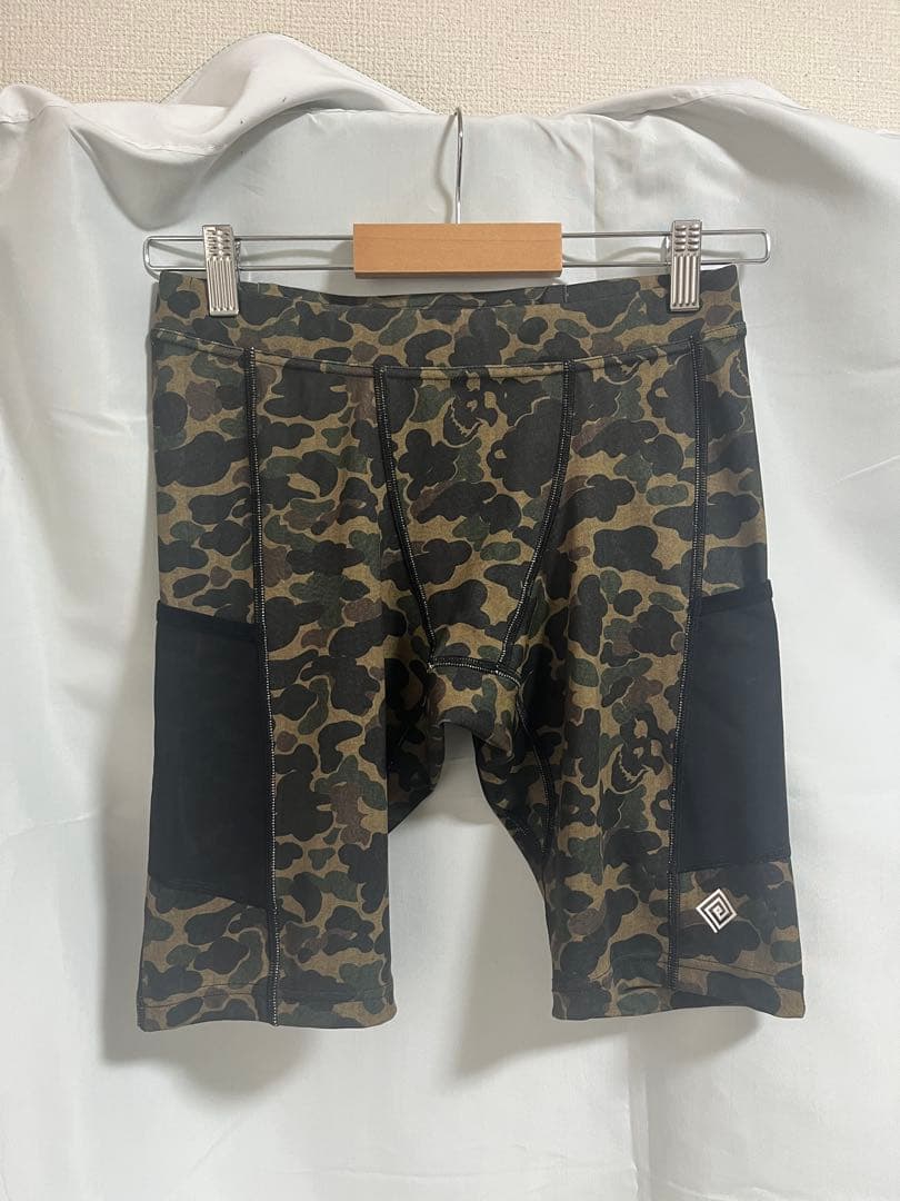 エルドレッソ Ikangga Pants 迷彩 ハーフタイツ M ランニング