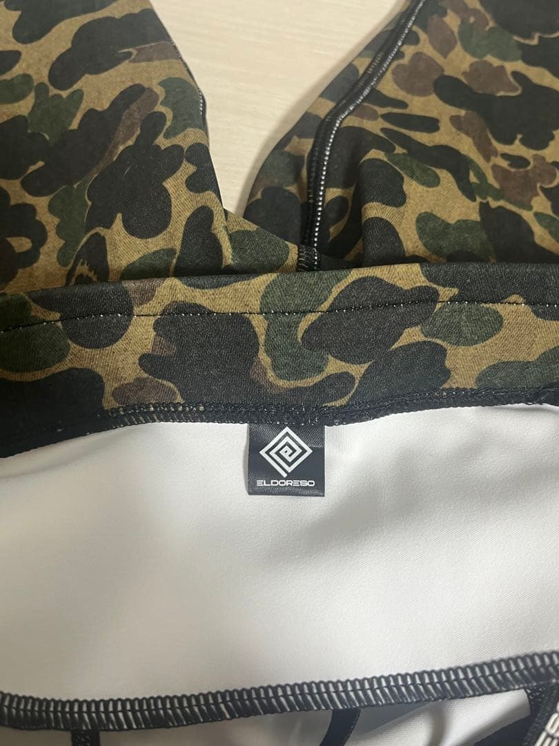 エルドレッソ Ikangga Pants 迷彩 ハーフタイツ M ランニング