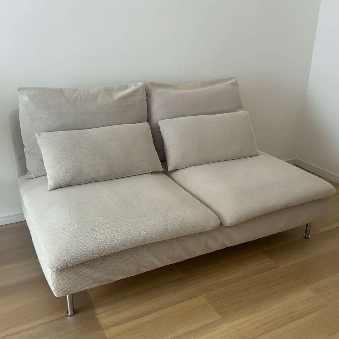 送料込み　IKEA ソーデルハムン 3人掛けコンパクトソファセクション
