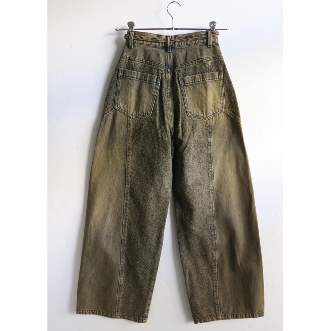 パンツ PRANK PROJECT Needle Punch Panel Denim