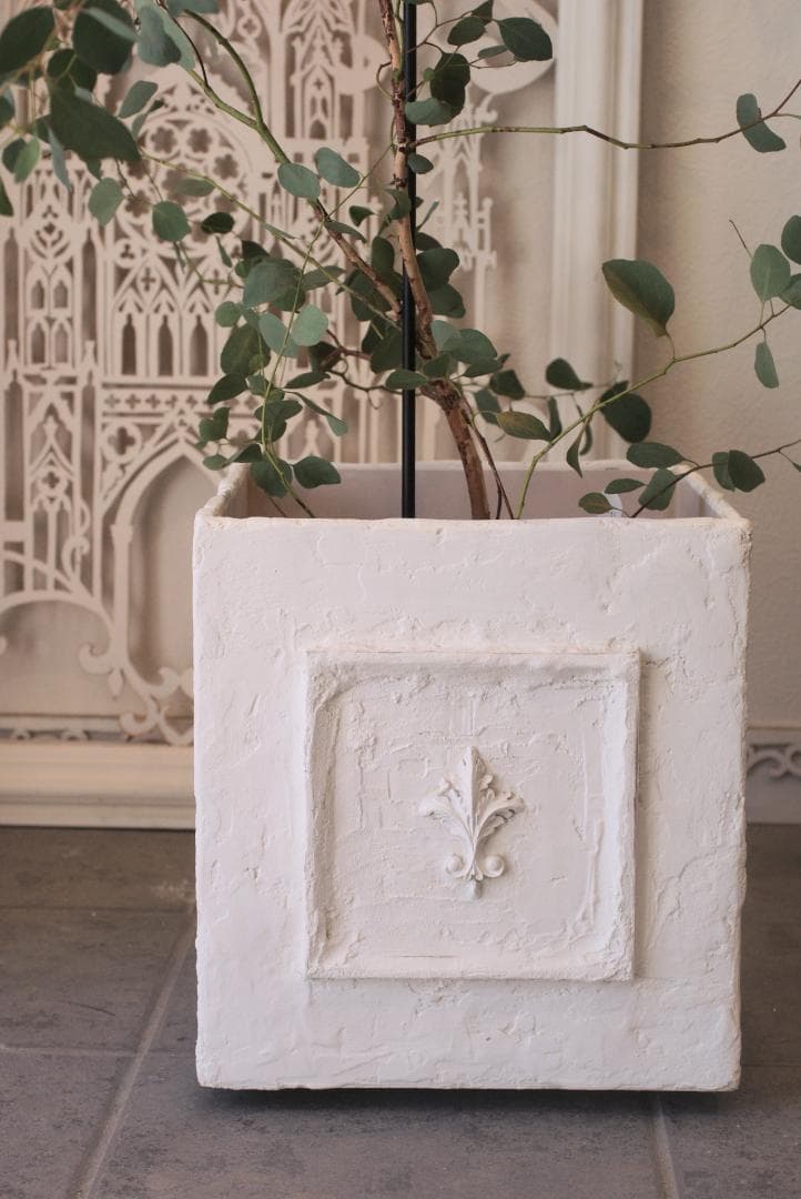 キャスター付き プランター カバー 鉢 ガーデニング 観葉植物 シャビー