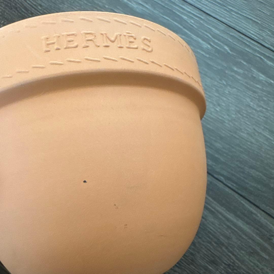 HERMES FLOWER POT 非売品　ノベルティ　植木鉢　エルメス