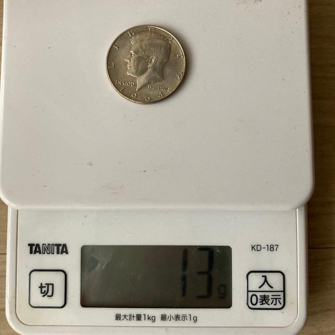 ジョン・F・ケネディ　ハーフダラー　1964年　9枚セット