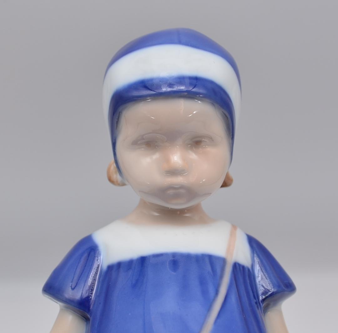 青いドレスの少女　#1574　No.4　★B＆G（ロイヤルコペン）　ご成約済み