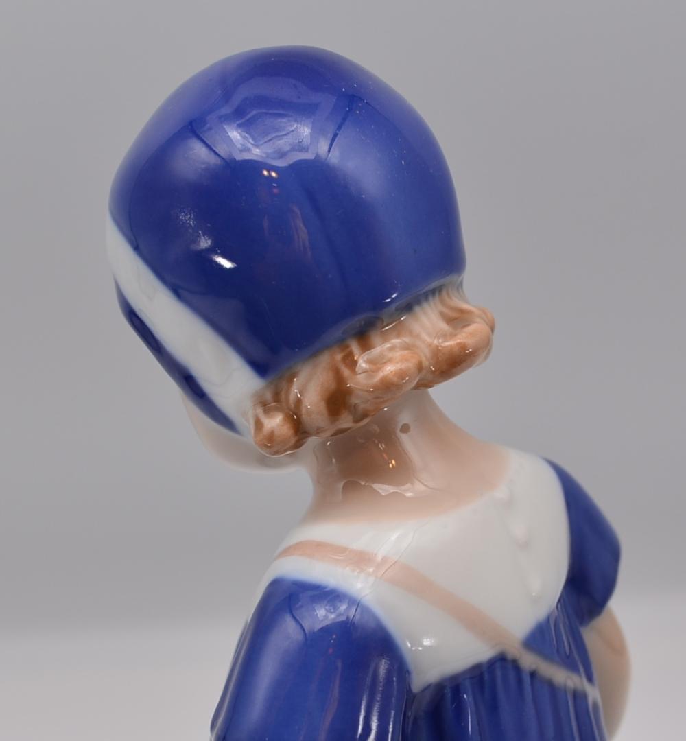 青いドレスの少女　#1574　No.4　★B＆G（ロイヤルコペン）　ご成約済み