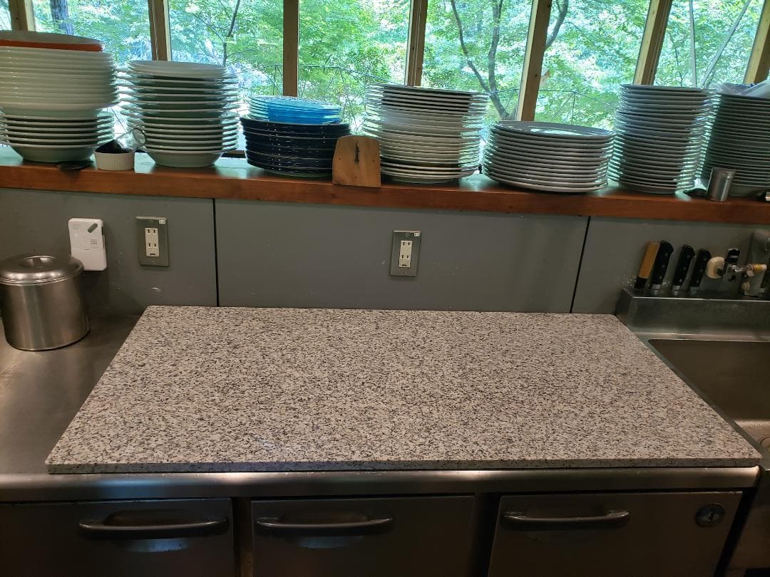 イタリア産 高級天然石 ルナパール 業務用のし台◆700×450×20◆　特価