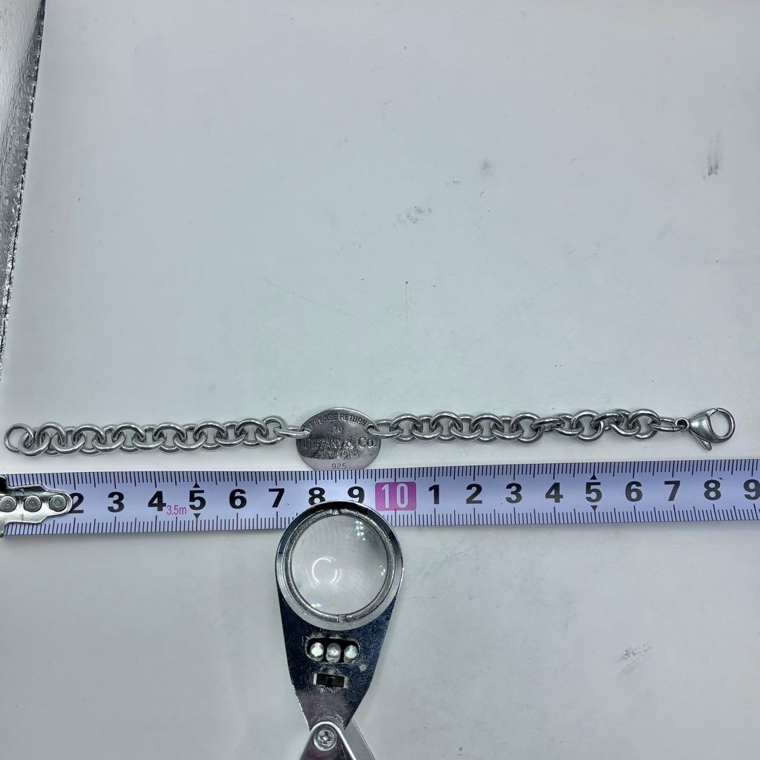 ティファニー　リターントゥ　オーバルタグ　ブレスレット　腕周り17.5cm