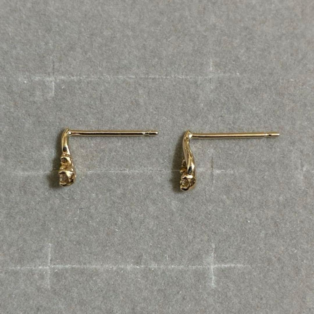 ヴァンドーム青山 ピアス K18 ダイヤモンド イエローゴールド