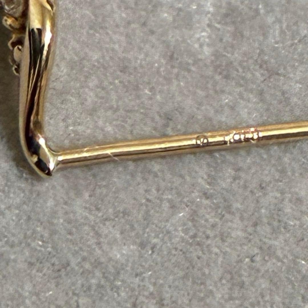 ヴァンドーム青山 ピアス K18 ダイヤモンド イエローゴールド