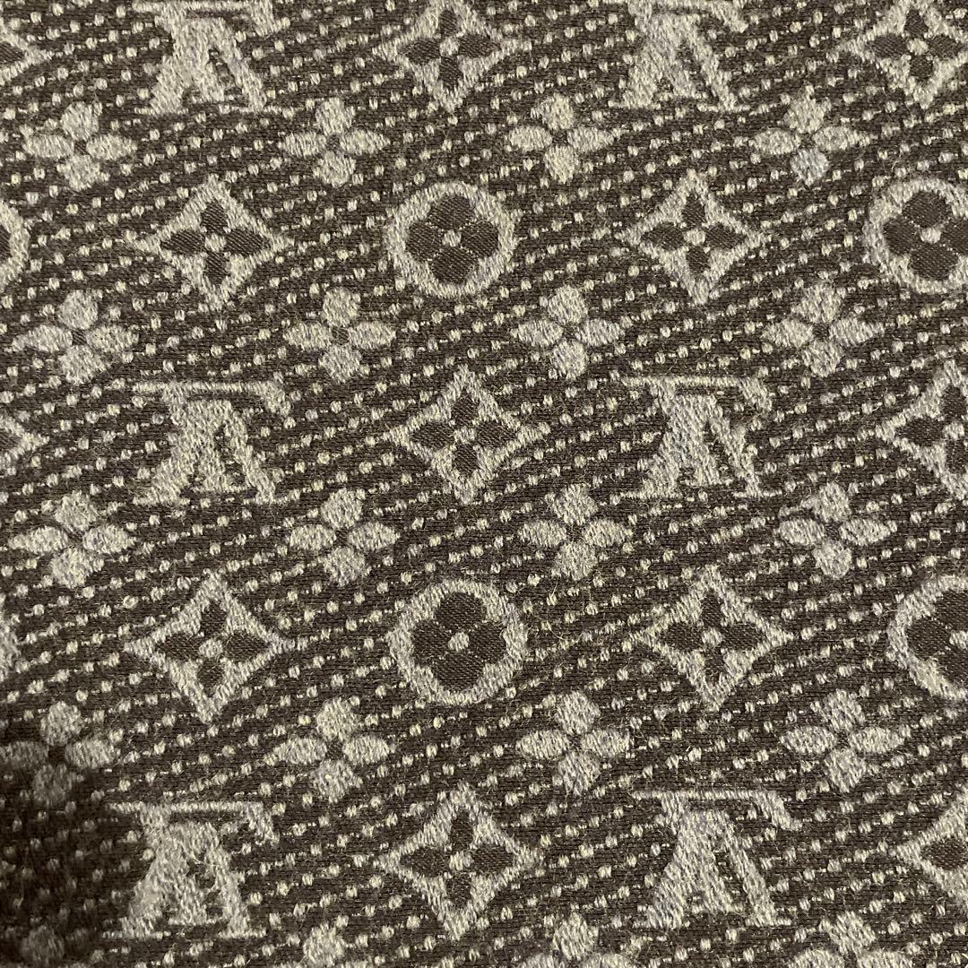 Louis Vuitton モノグラムマフラー ダークブルー　ルイ　ヴィトン