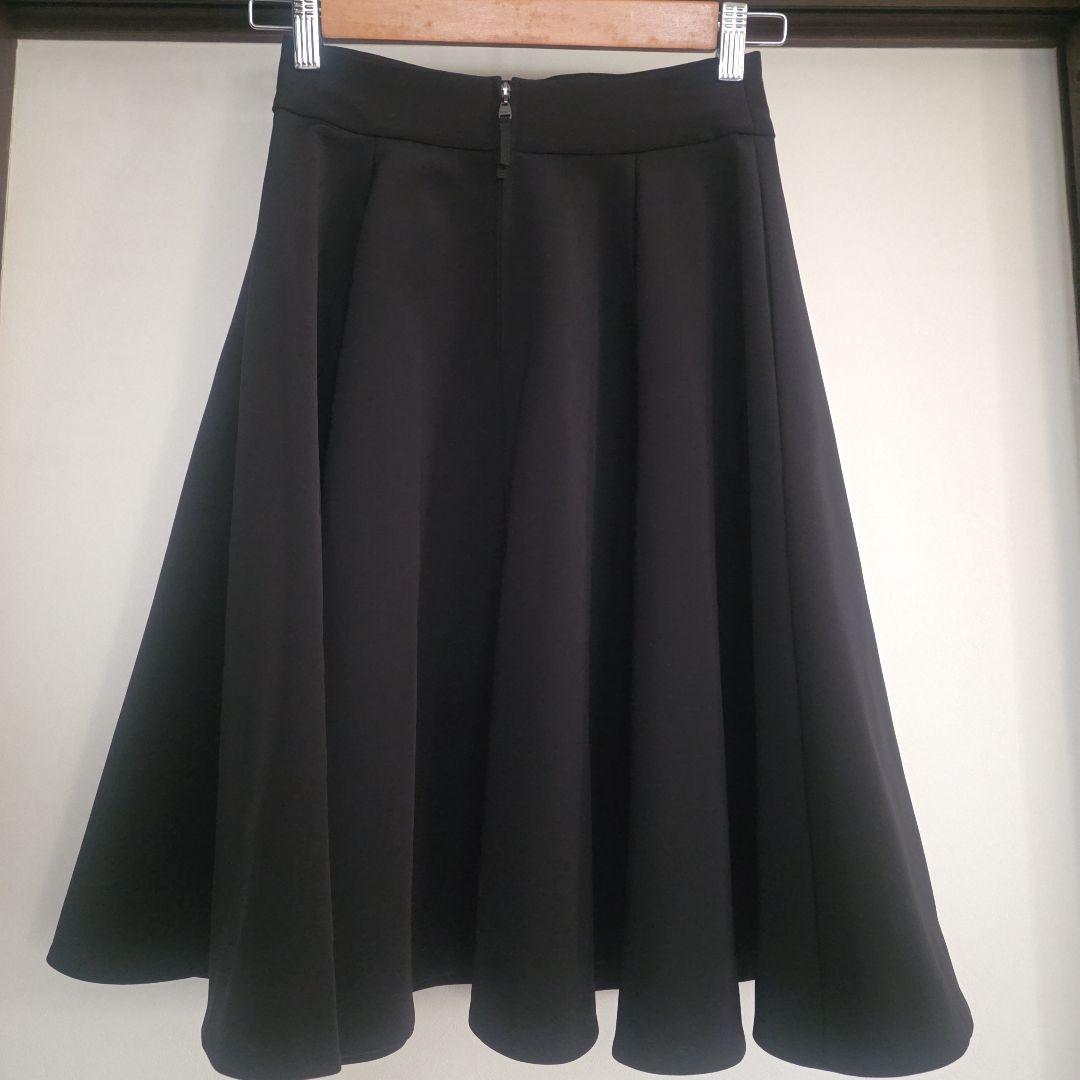 フォクシーニューヨーク ブラック フレアスカート FOXEY ルネお好きな方