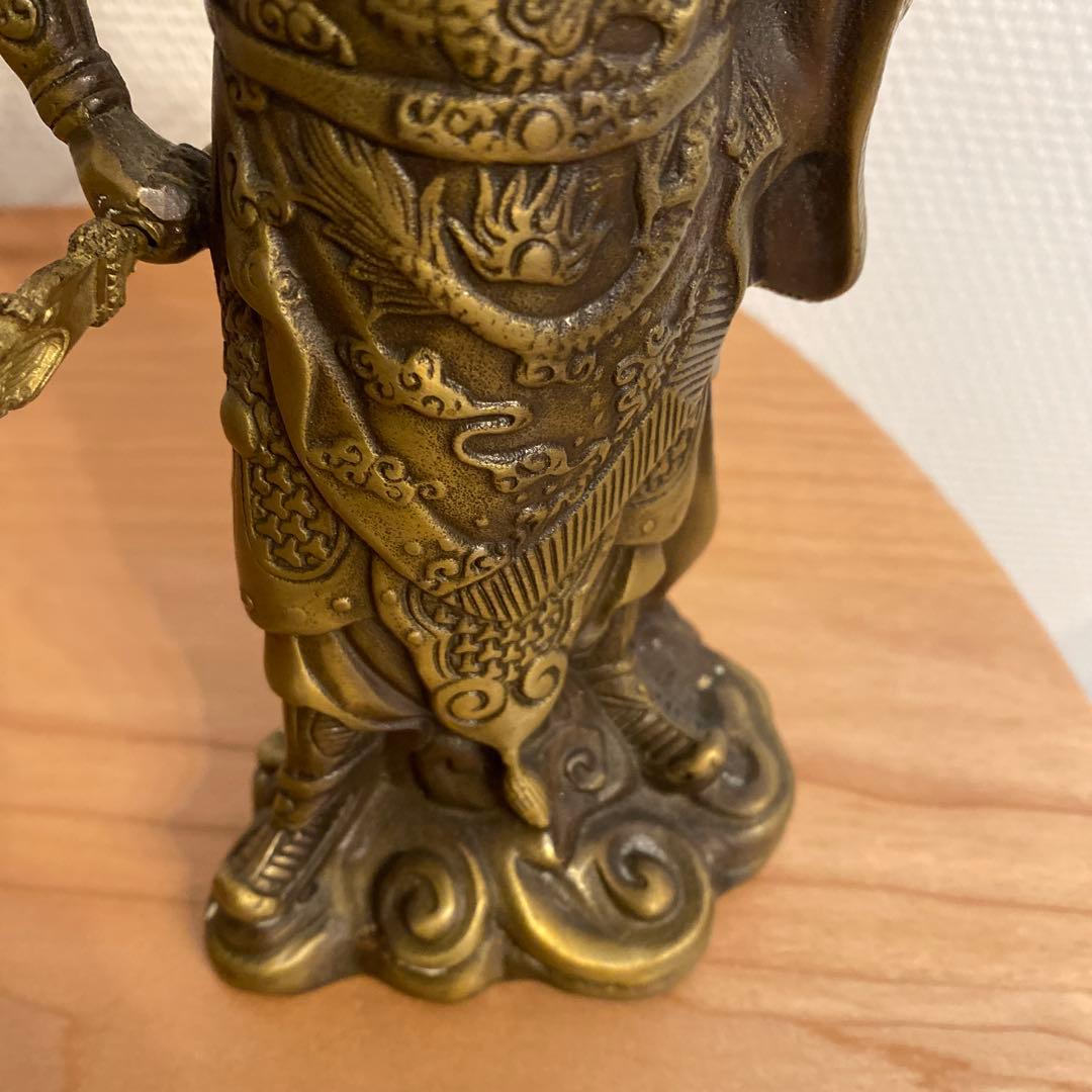 【開運】関羽　置物　三国志　関聖帝君