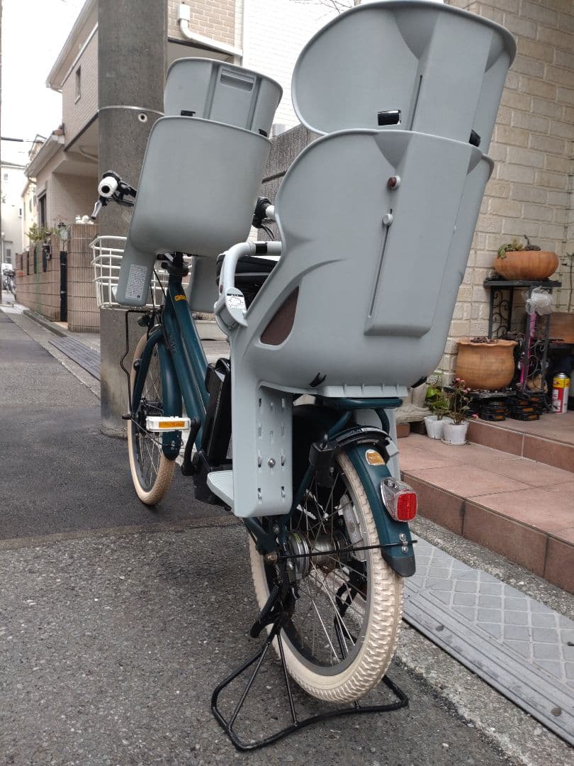 LALA★カスタム【ビッケグリ】電動アシスト自転車★バッテリー★子供乗