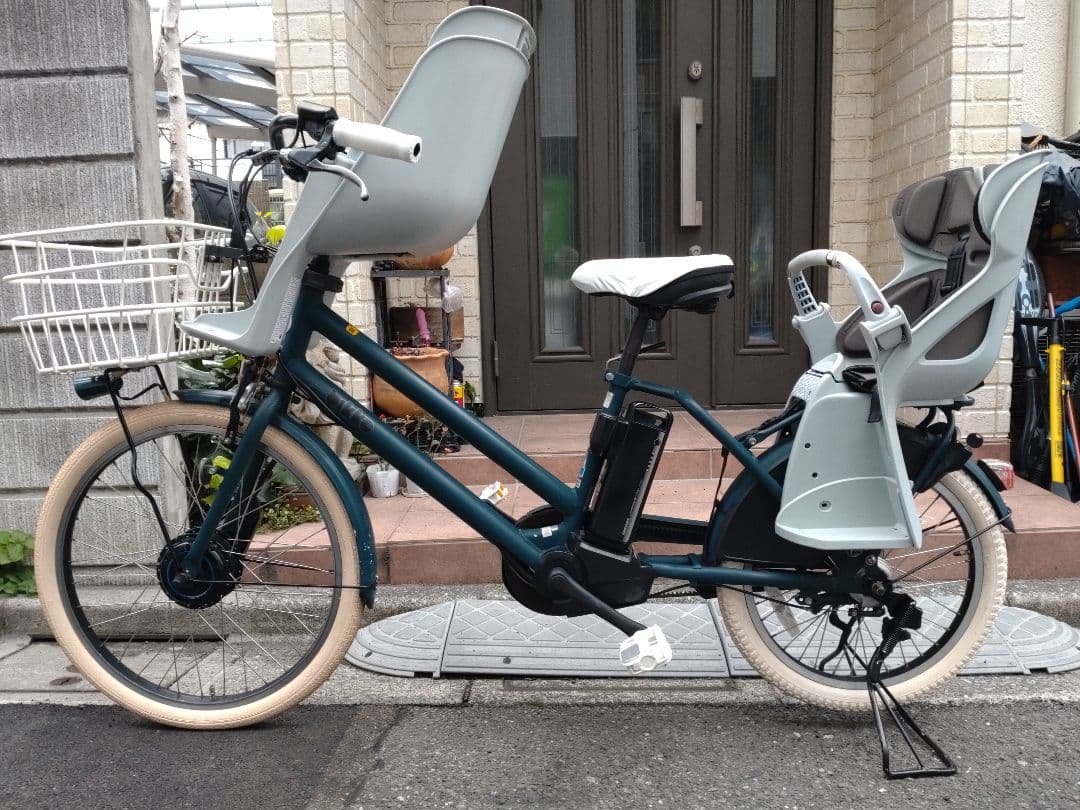 LALA★カスタム【ビッケグリ】電動アシスト自転車★バッテリー★子供乗