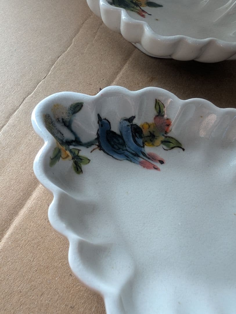 お値下げ　松本郁美　灰釉　掻き落とし　豆皿 3枚セット