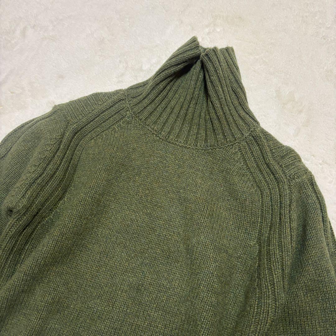 【美品】PALLAS PALACE パラスパレス ニット グリーン F