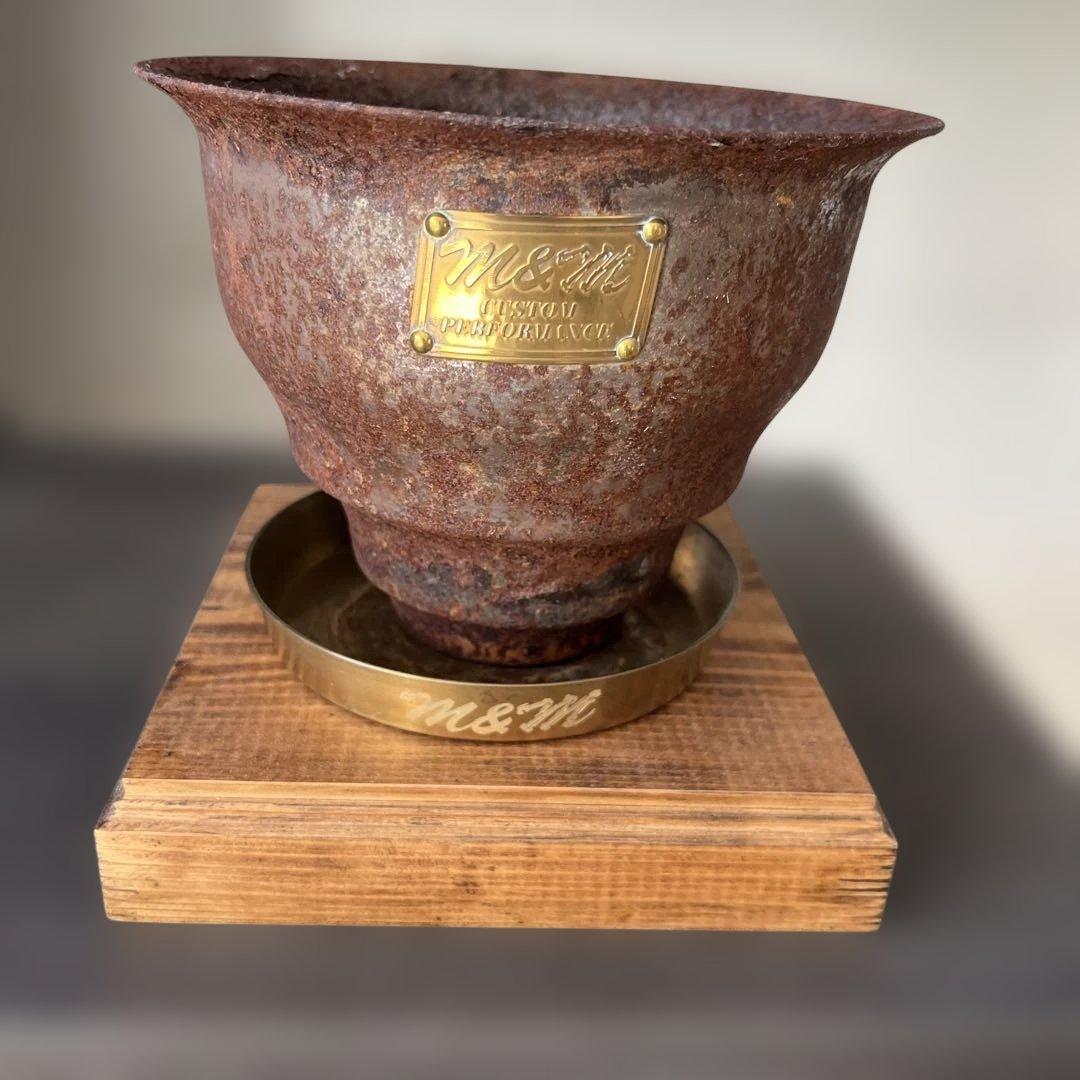 m&m masses 鉢 鉢皿 ゴールド アガベ 塊根植物